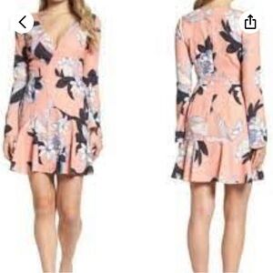 Cooper St Peach Floral Spring Dress - NWT - Size 8